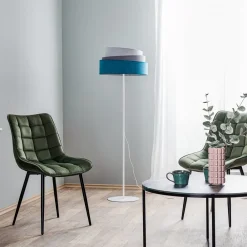 Duolla Gulvlamper > Gulvlampe Pastell Trio turkis/grå/lysegrå