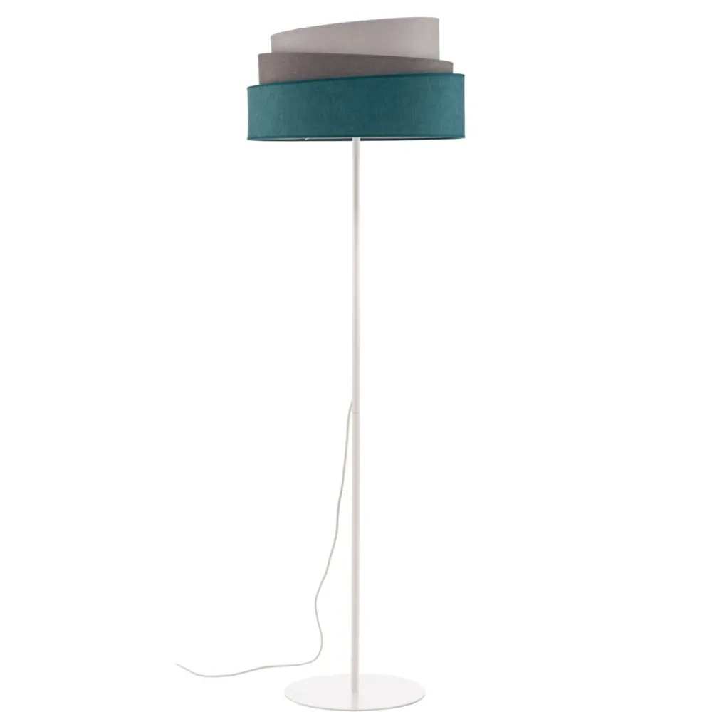 Duolla Gulvlamper > Gulvlampe Pastell Trio turkis/grå/lysegrå
