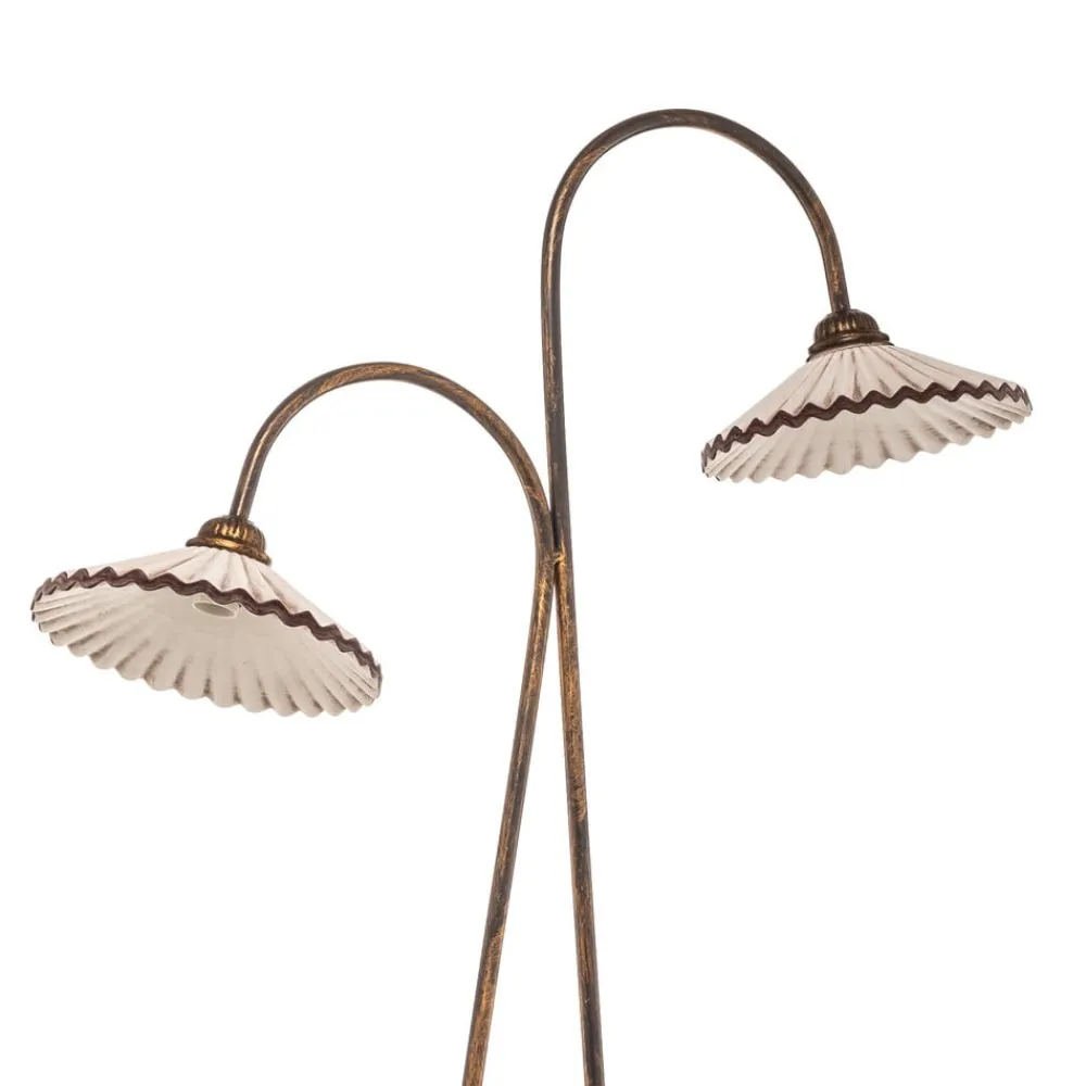 Gulvlamper|Gulvlamper ^ ONLI Gulvlampe Rosina med to keramiske skærme