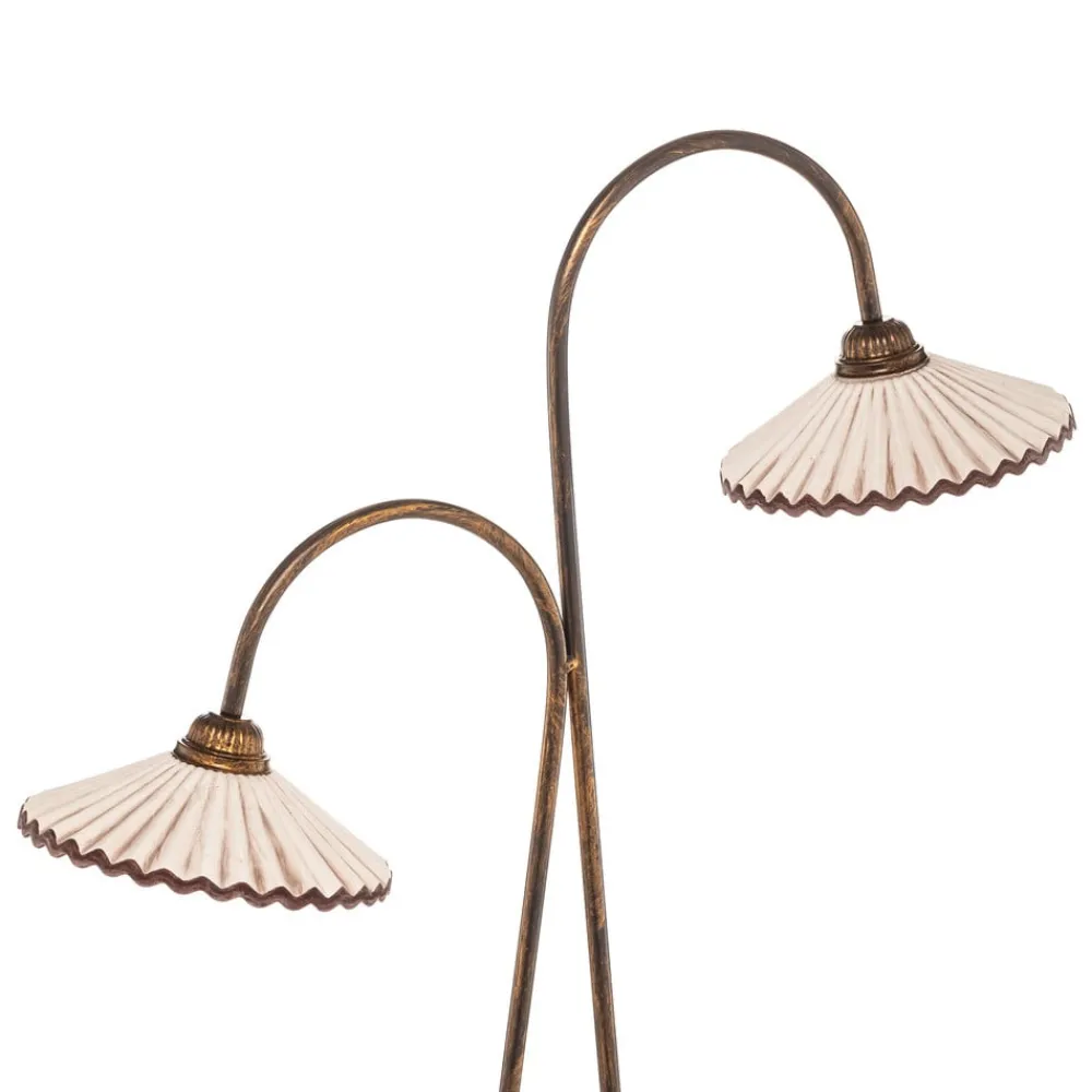Gulvlamper|Gulvlamper ^ ONLI Gulvlampe Rosina med to keramiske skærme