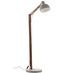 Lamkur Gulvlamper|Gulvlamper > Gulvlampe Skansen, justerbar, grå