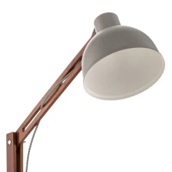 Lamkur Gulvlamper|Gulvlamper > Gulvlampe Skansen, justerbar, grå
