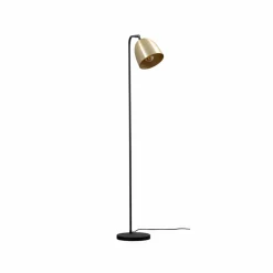 Gulvlamper ^ Opviq Gulvlampe Tattoo 4091 antik guld/sort, metal Højde 120 cm