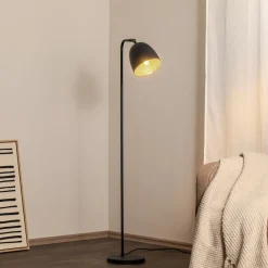 Opviq Gulvlamper > Gulvlampe Tattoo 4090, sort, metal, højde 120 cm