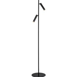 Argon Arbejdsrum/Kontor|Gulvlamper > Gulvlampe Torre, 2 lyskilder, sort