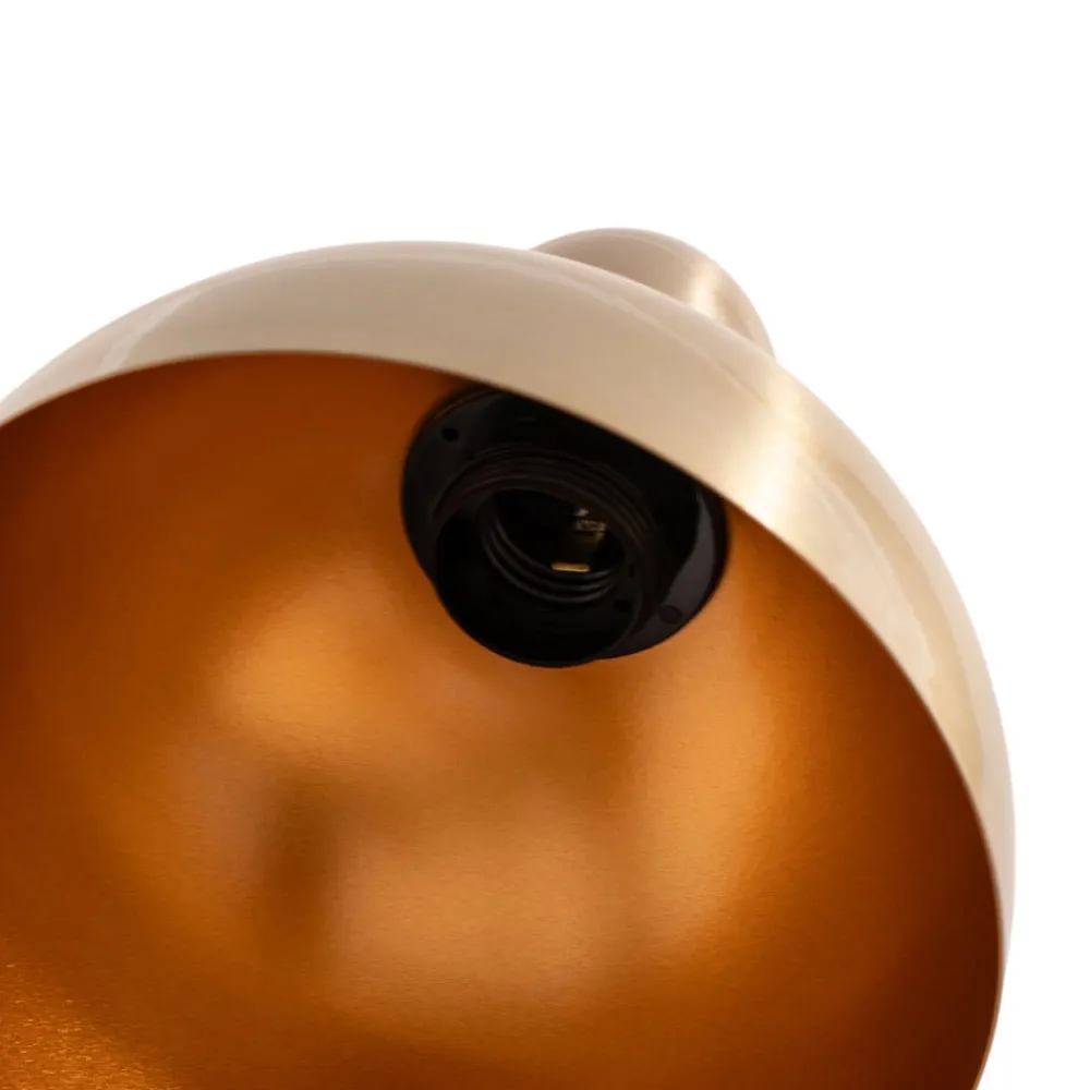 Opviq Gang|Pendellamper > Gulvlampe Varzan, guld, metal, højde 162 cm, E27