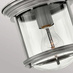 Udendørs Loftlamper ^ Quintiesse Hadrian Mini udendørs loftslampe, antik nikkel/klar