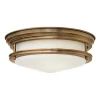 Quintiesse Udendørs Loftlamper > Hadrian udendørs loftslampe, bronze/opalhvid