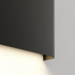 Væglamper|Væglamper ^ Nowodvorski Lighting Haga væglampe, grafit, metal, G9, op/ned, 25,5 cm bred