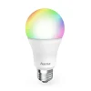 Hama Dæmpbar Led-Pære|Smarte Lyskilder > Smart LED-pære klar E27 A60 WLAN Matter 9W RGBW