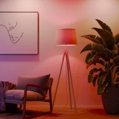 Hama Dæmpbar Led-Pære|Smarte Lyskilder > Smart LED-pære klar E27 A60 WLAN Matter 9W RGBW