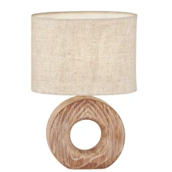 Bordlamper ^ FISCHER & HONSEL Hanke bordlampe, højde 31 cm, skærm sandfarvet