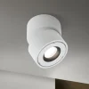 ORION Udendørs Loftlamper > Harvey udendørs spotlampe, hvid, Ø 10 cm, trykstøbt aluminium