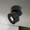 Udendørs Loftlamper ^ ORION Harvey udendørs spotlampe, sort, Ø 10 cm, trykstøbt aluminium