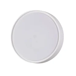 Væglamper ^ Fabas Luce Hatton væglampe, Ø 30 cm, sensor, 2 x E27, hvid, IP65