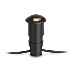 Markslöjd Nedgravet Udebelysning|Udendørs Spot > Have 24 LED trinlys Trappelys sort 0,8W