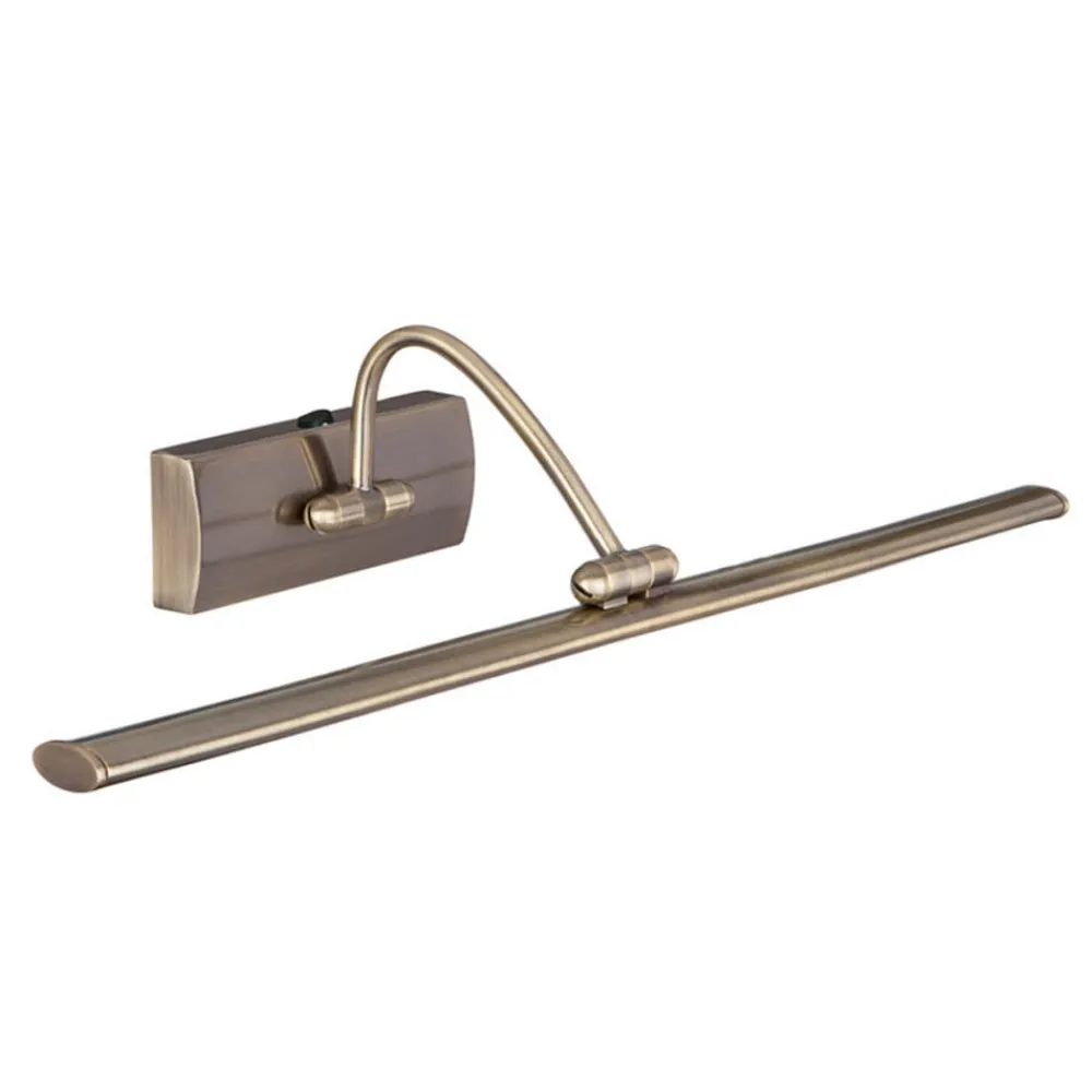 Væglamper|Væglamper ^ Searchlight Head LED-gallerilampe med justerbart hoved, 38 cm