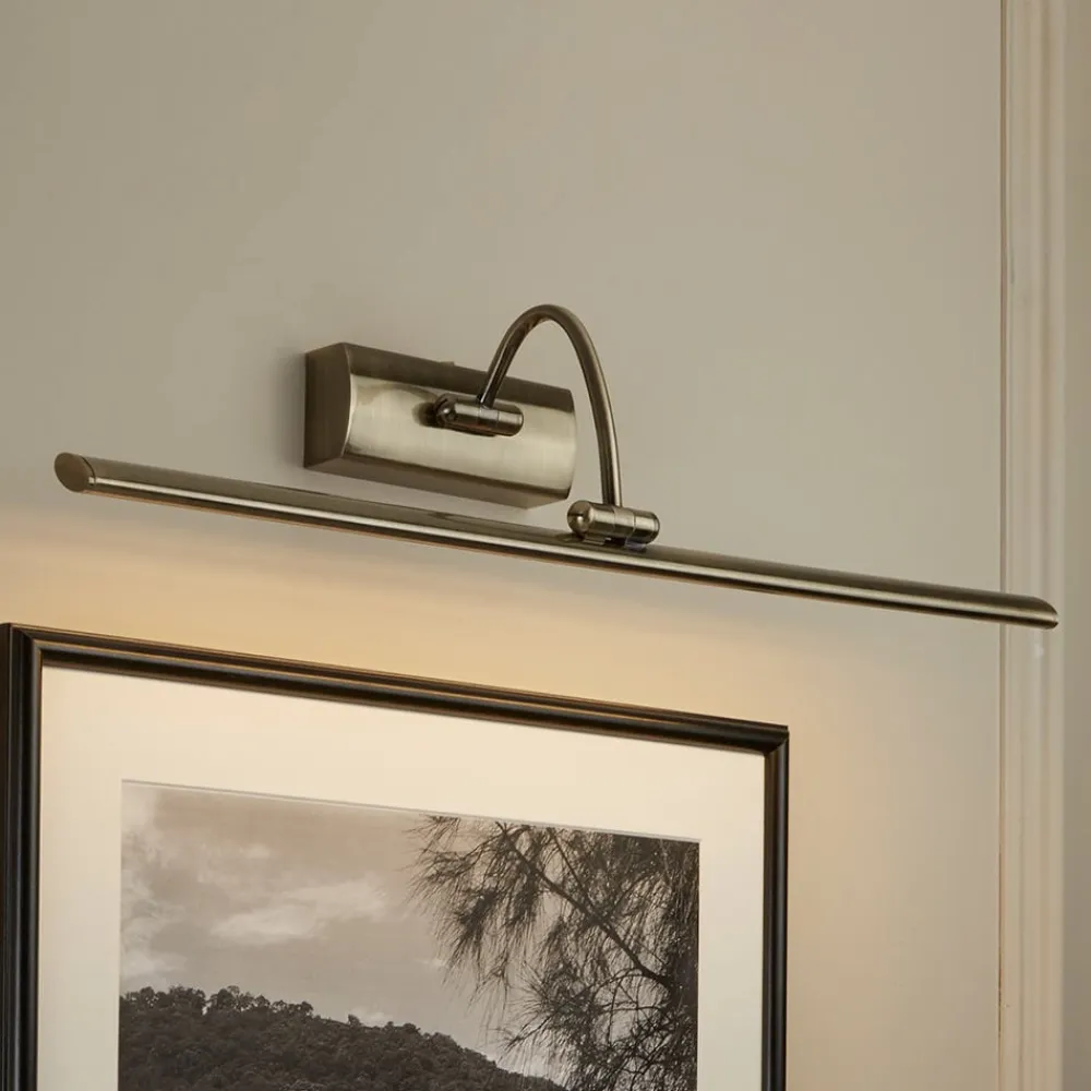 Væglamper ^ Searchlight Head LED-gallerilampe med justerbart hoved, 64 cm