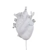 Væglamper|Væglamper ^ SELETTI Heart Lamp LED-væglampe af porcelæn, hvid