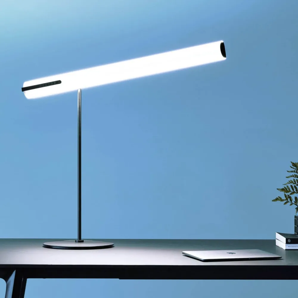 Arbejdsrum/Kontor ^ HEAVN One LED-bordlampe, sort