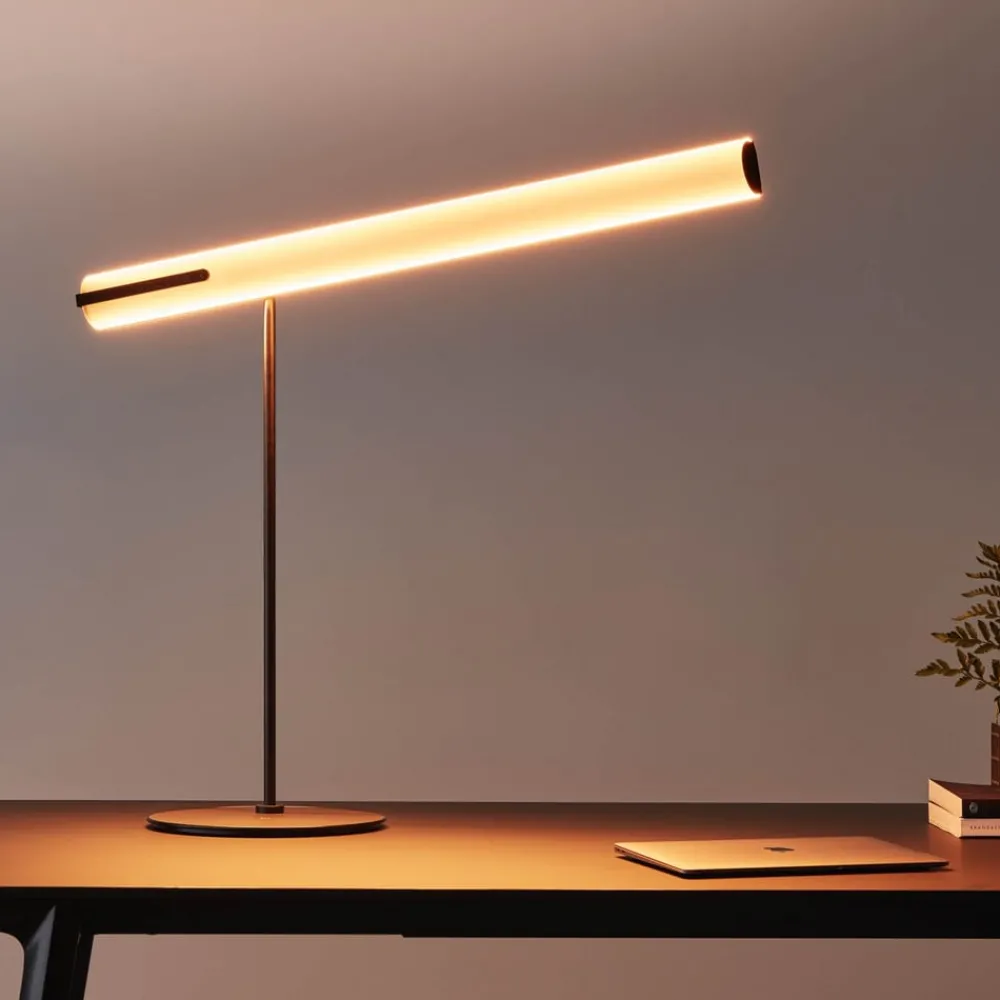 Arbejdsrum/Kontor ^ HEAVN One LED-bordlampe, sort