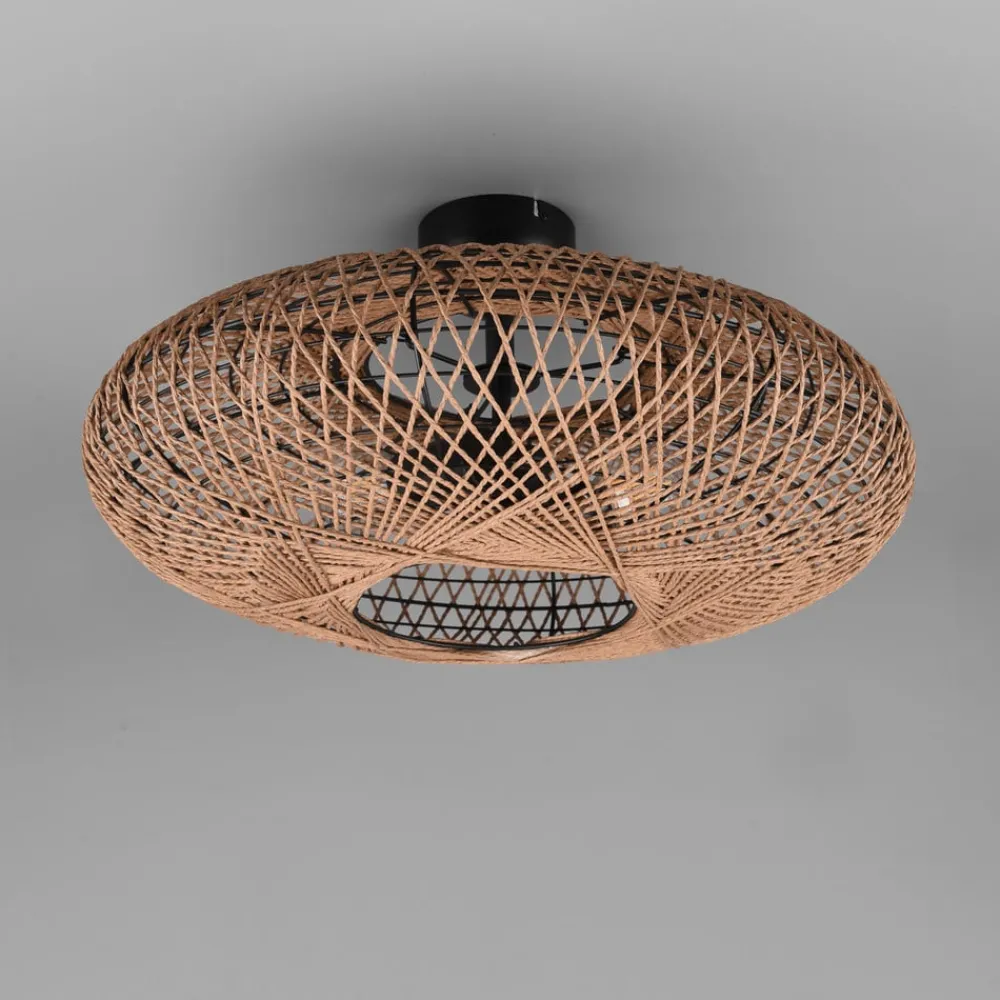 Trio Lighting Loftlamper|Loftlamper > Hedda loftlampe af sisal og metal