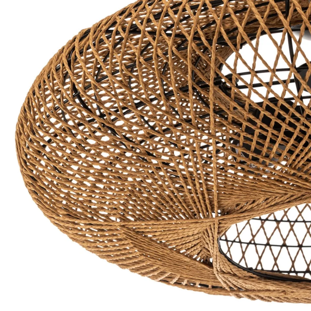 Trio Lighting Loftlamper|Loftlamper > Hedda loftlampe af sisal og metal