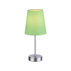 JUST LIGHT. GmbH Bordlamper > Heinrich bordlampe med grøn stofskærm