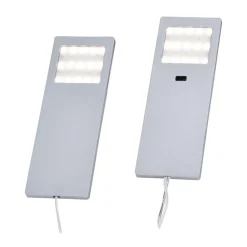 Paul Neuhaus Gang|Underskabsbelysning > Helena LED-møbellampe, 19 x 7 cm, sæt med 2, sensor, metal