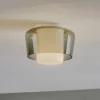 Helestra Loftlamper > Canio - loftlampe i glas, røggrå