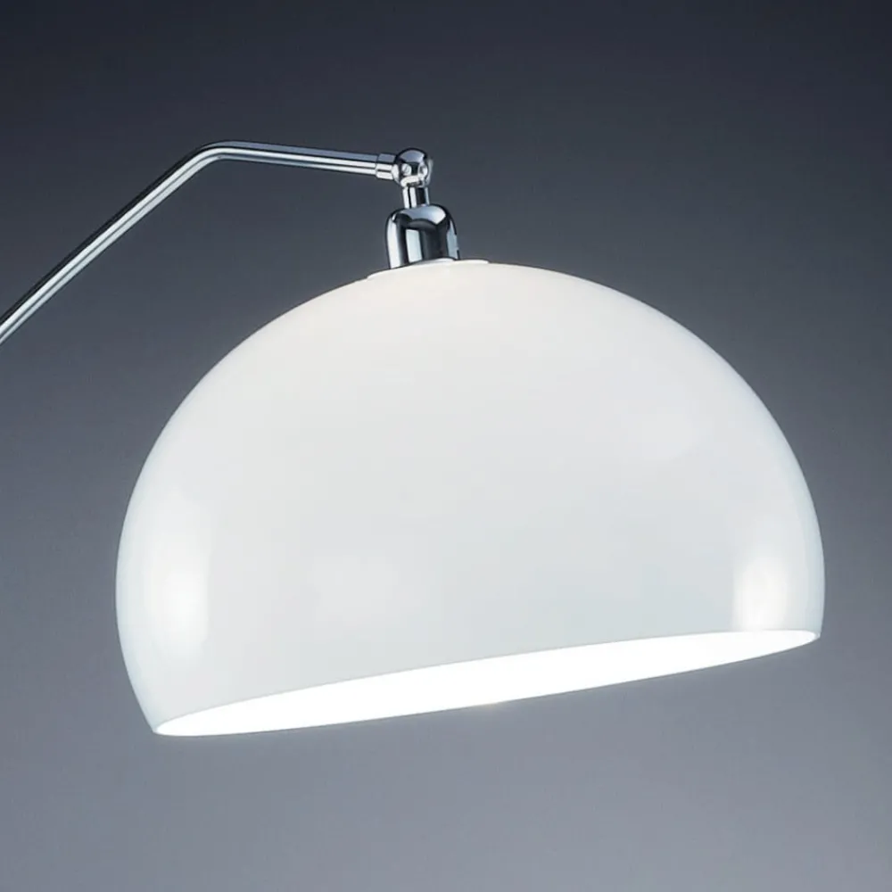 Gulvlamper ^ Helestra Doro-gulvlampe med akrylskærm, hvid