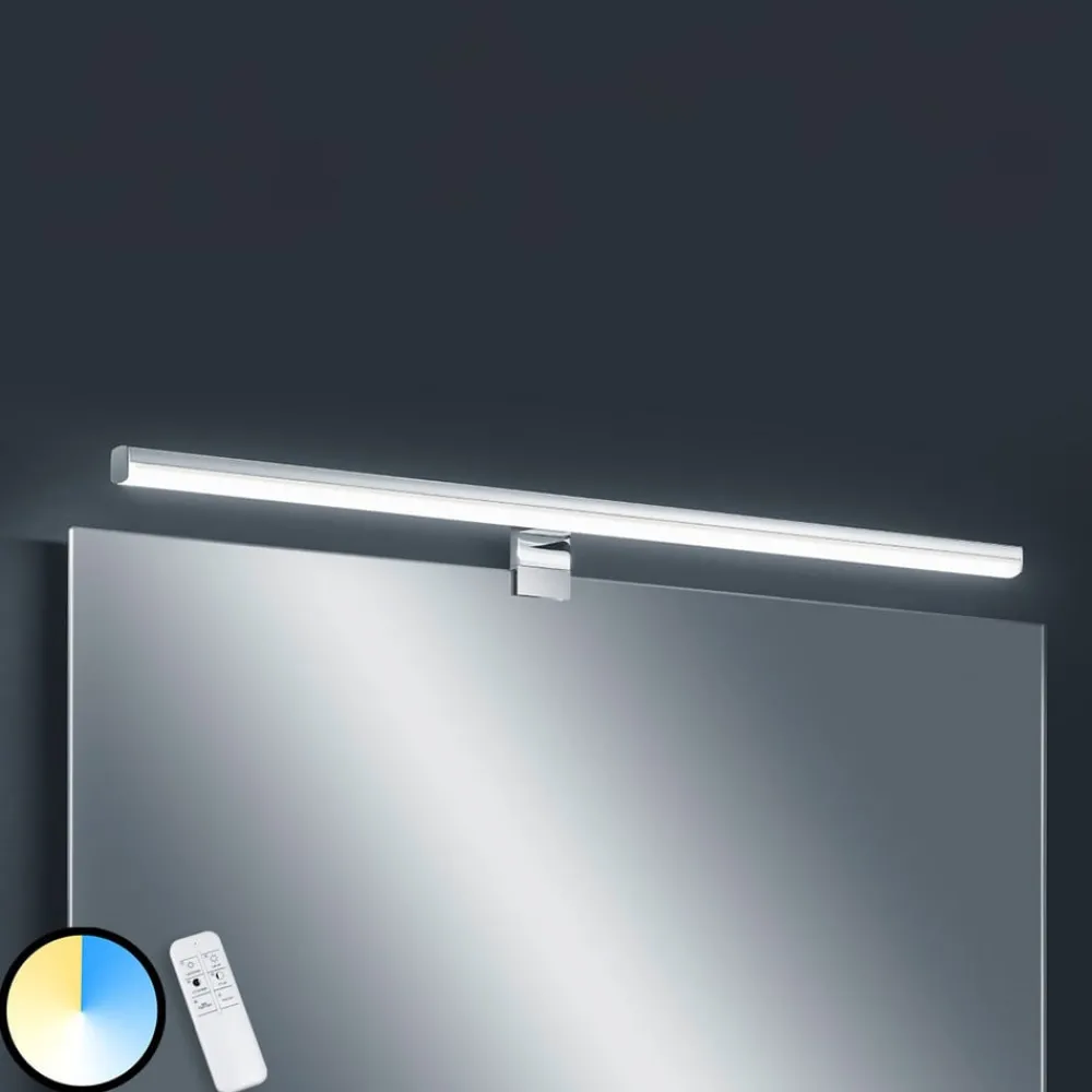 Væg- Og Spejllamper ^ Helestra Gaia LED-spejllampe, fjernbetjening 79 cm