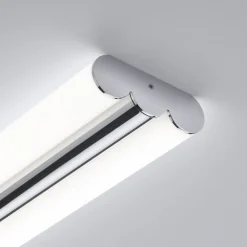 Væg- Og Spejllamper ^ Helestra LED-spejllampe LOOM, længde 90 cm, krom, IP44
