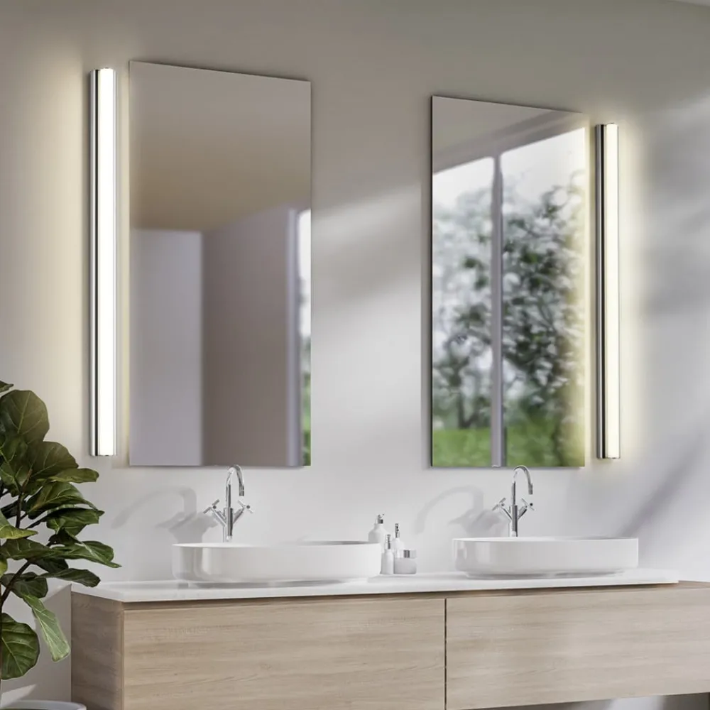 Helestra Væg- Og Spejllamper > LED-spejllampe LOOM 2, længde 90 cm, IP44, CCT
