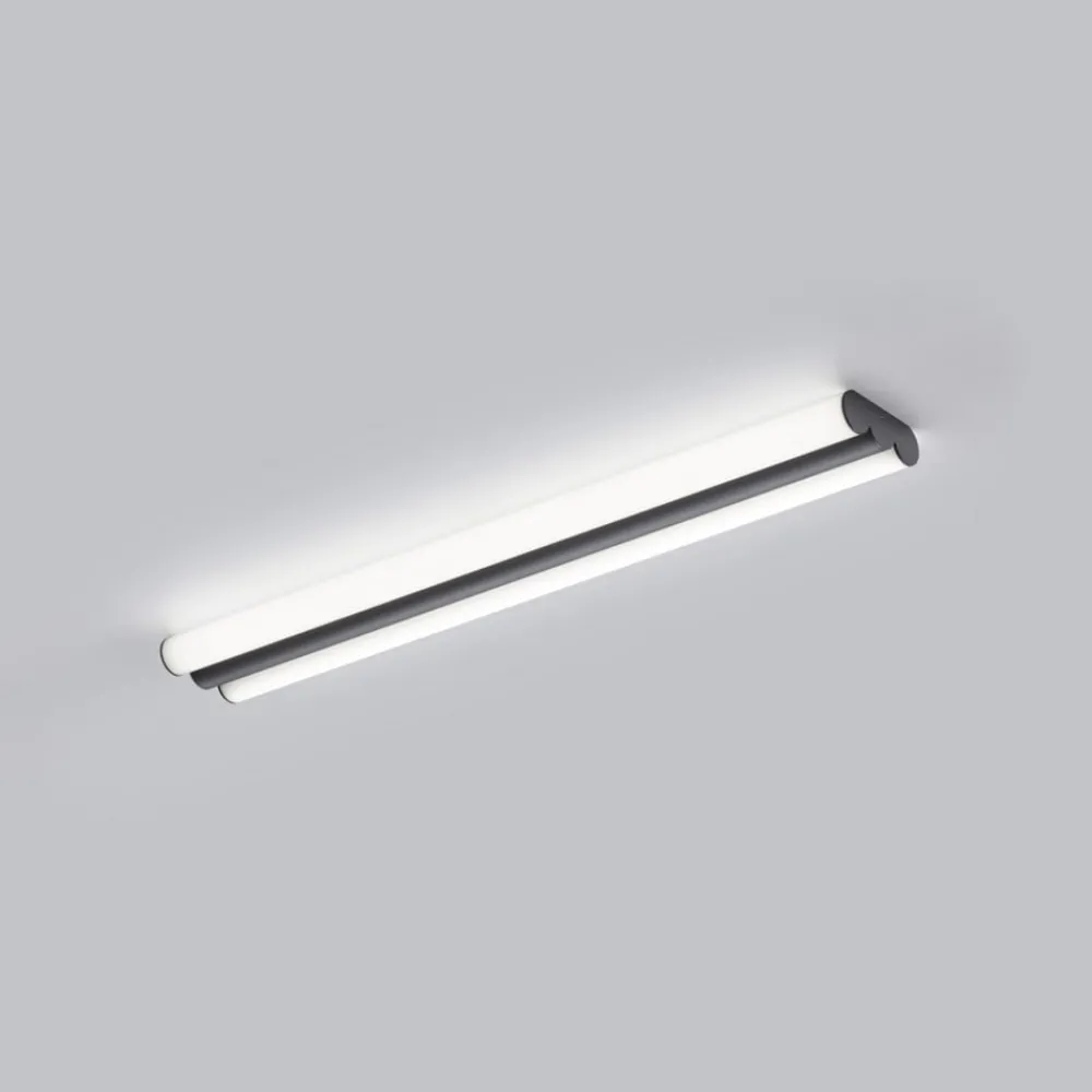 Helestra Væg- Og Spejllamper > LED-spejllampe LOOM, længde 60 cm, sort, IP44