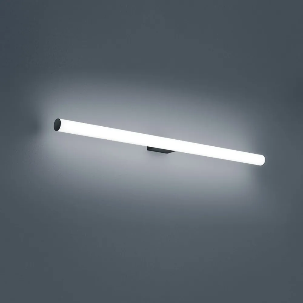 Helestra Væg- Og Spejllamper|Væglamper > Loom LED-spejllampe sort, 90 cm