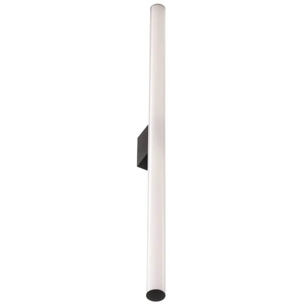 Helestra Væg- Og Spejllamper|Væglamper > Loom LED-spejllampe sort, 90 cm