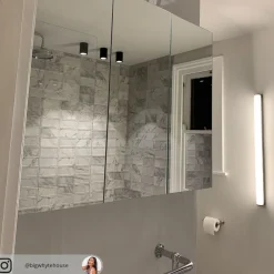 Helestra Væg- Og Spejllamper > Ponto LED-væglampe, IP44 90 cm