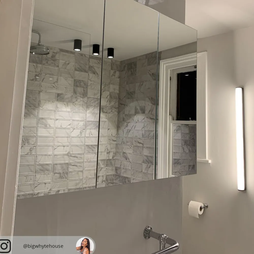 Helestra Væg- Og Spejllamper > Ponto LED-væglampe, IP44 90 cm