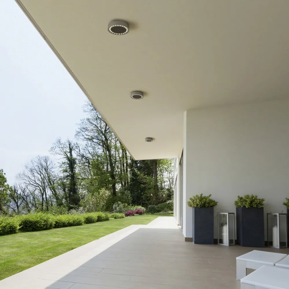 Helestra Udendørs Loftlamper > Say LED udendørs loftlampe grafit Ø23cm