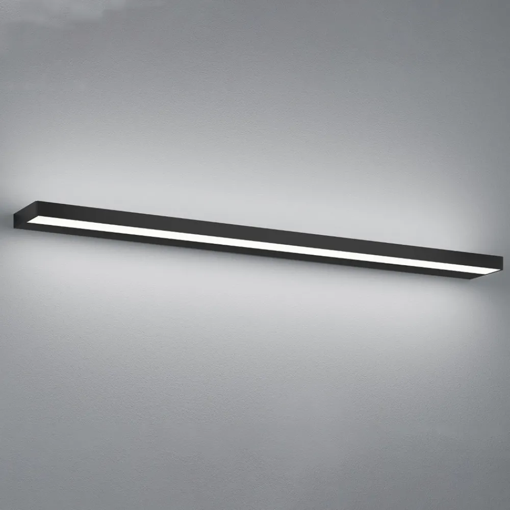 Væg- Og Spejllamper|Væglamper ^ Helestra Slate LED-væglampe, mat sort 90 cm