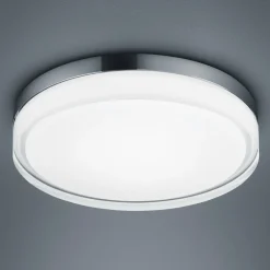 Loftlamper ^ Helestra Tana LED-loftslampe, krom, Ø 33 cm