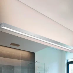 Helestra Væg- Og Spejllamper|Væglamper > Theia LED-spejllampe, forkromet, 120cm