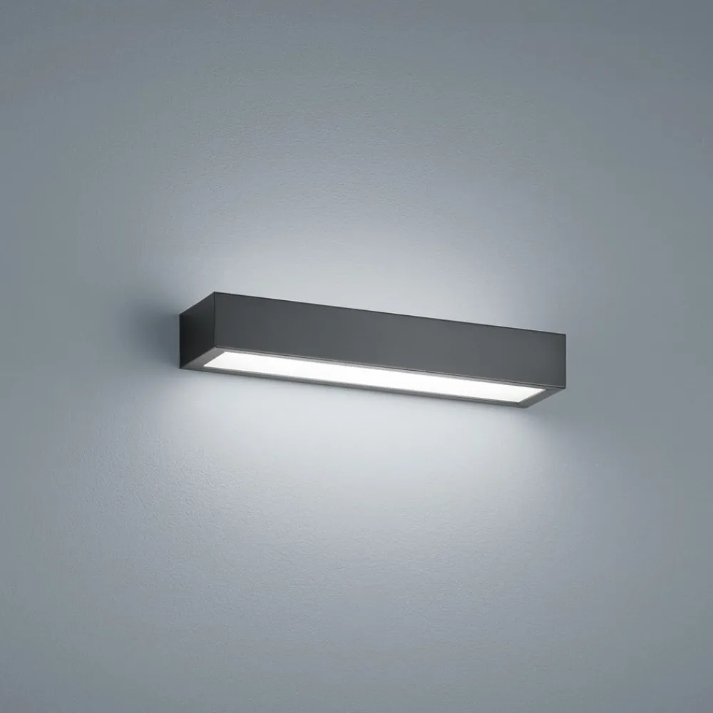 Helestra Væg- Og Spejllamper|Væglamper > Theia LED-væglampe, mat sort 30 cm