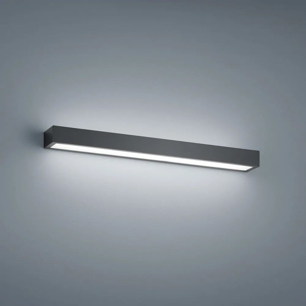 Helestra Gang|Pendellamper > Theia LED-væglampe, mat sort 60 cm