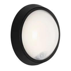 Briloner Væglampe Med Sensor|Væglamper > Helsinki udendørs LED-væglampe, sensor, IP44, sort