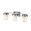 KICHLER Væg- Og Spejllamper > Hendrik LED-væglampe, IP44, krom/glas, 3 lyskilder