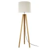 HerzBlut Gulvlamper|Gulvlamper > Anni gulvlampe, knasteg oliebeh./creme