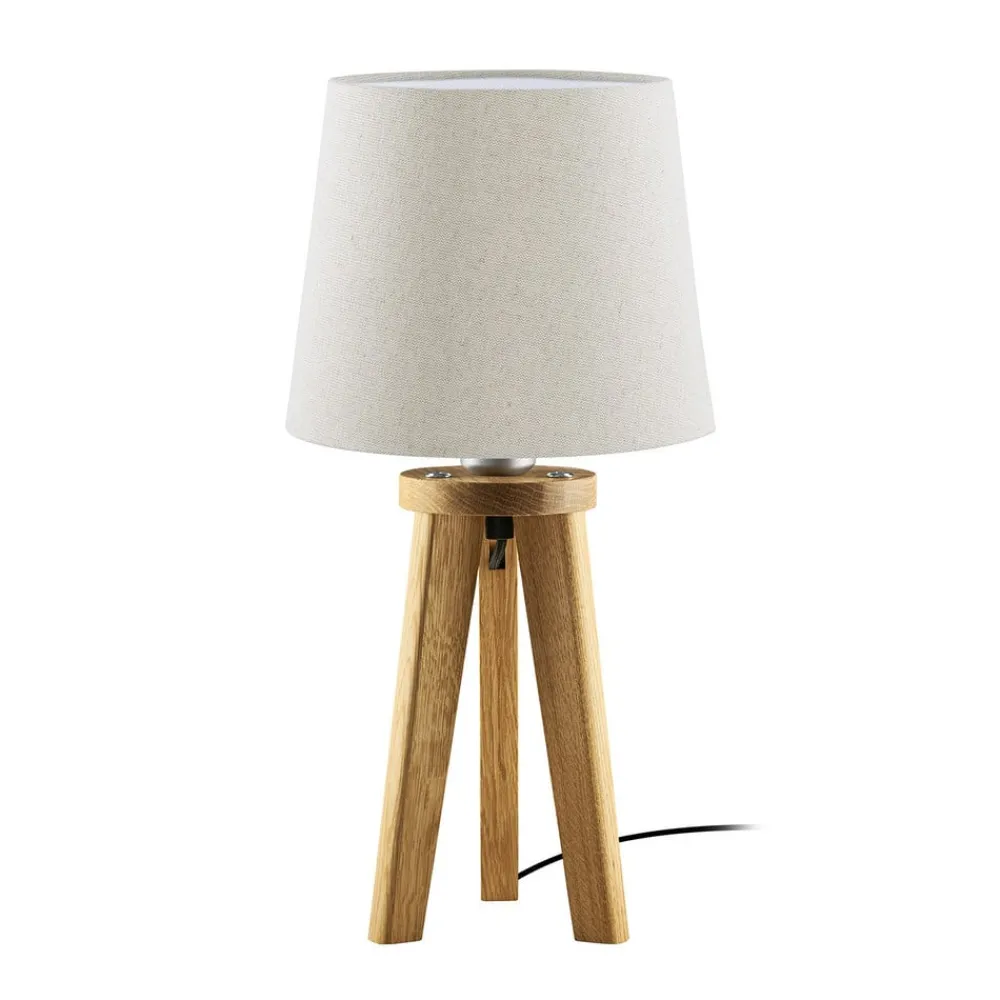 HerzBlut Bordlamper > Elli bordlampe, knasteg oliebeh./creme