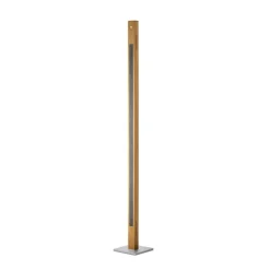 HerzBlut Gulvlamper|Gulvlamper > LED-gulvlampe Karl G, træ/granit, dæmpbar